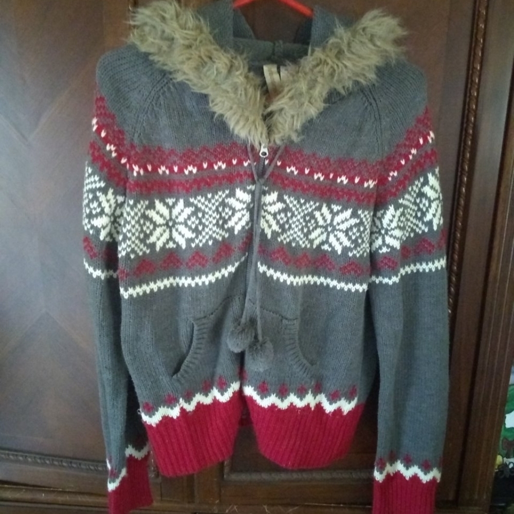 Zip front Sweater/Cardigan
